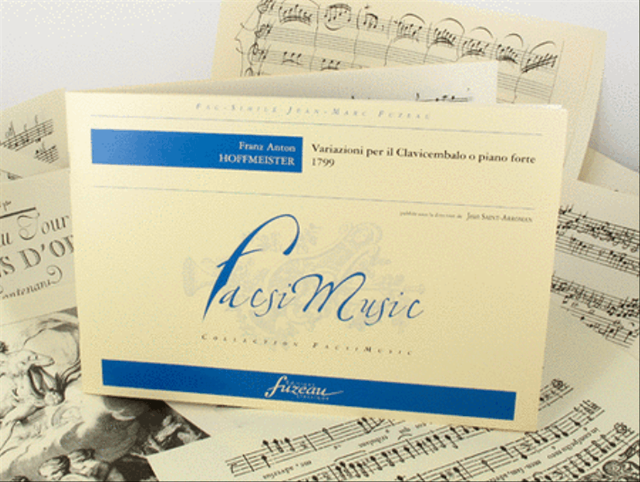 Variations for Harpsichord or Fortepiano Harpsichord scores gallery preview page 1