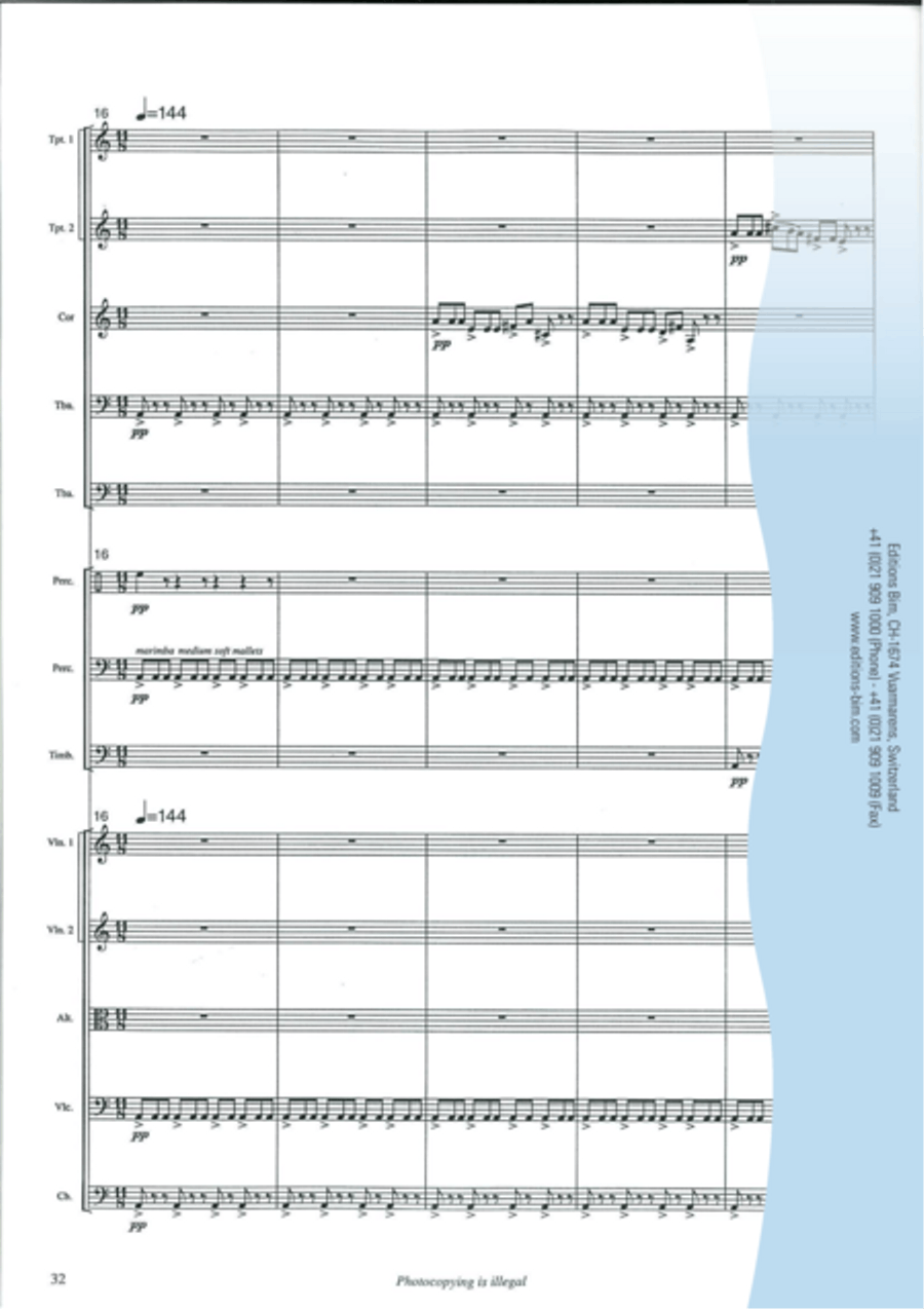 Couleurs du Temps Couleurs du Temps String Orchestra scores gallery preview page 18