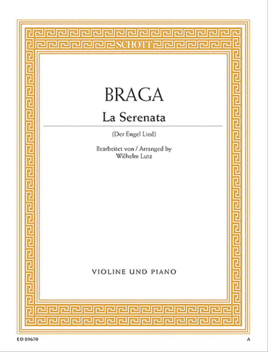 La Serenata in G Major Violin Solo scores gallery preview page 1