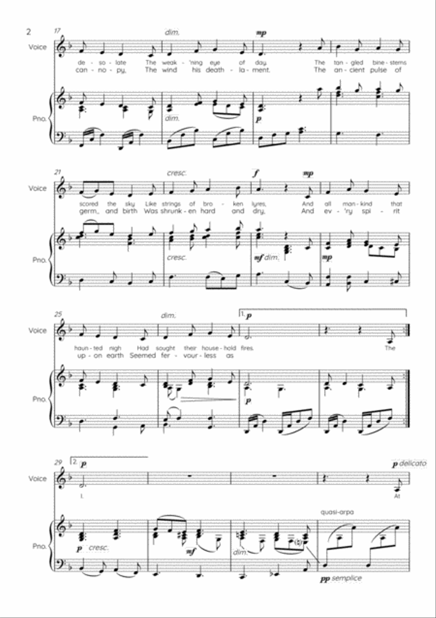 The Darkling Thrush Voice scores gallery preview page 2