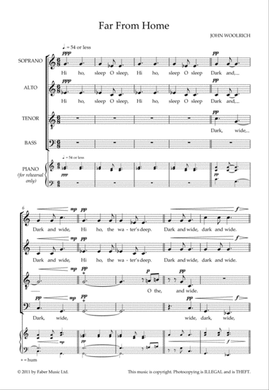 Far from Home 4-Part scores gallery preview page 2