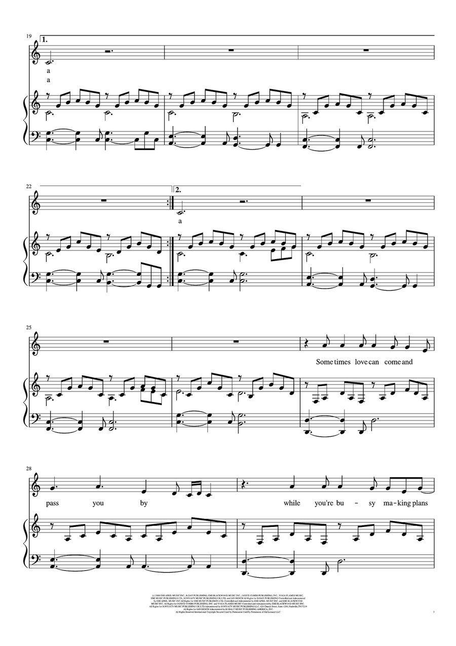 Ave Maria Piano, Vocal scores gallery preview page 3
