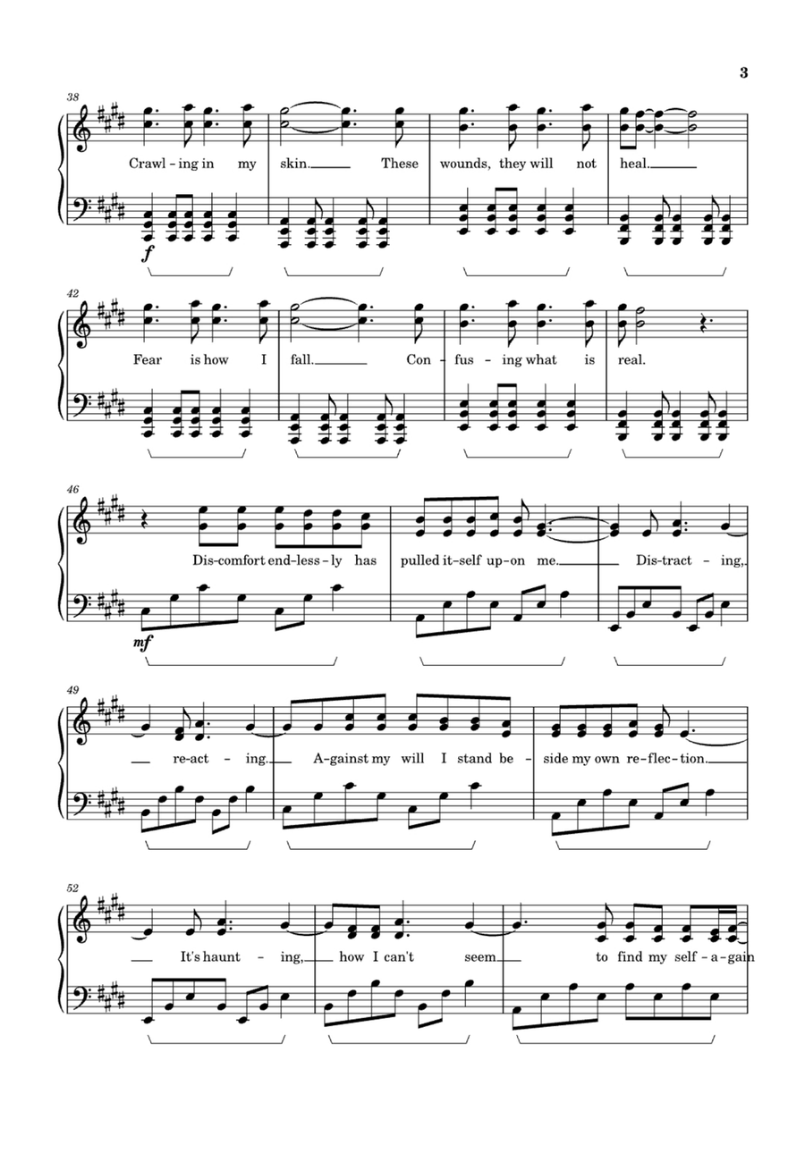 Crawling Easy Piano scores gallery preview page 3