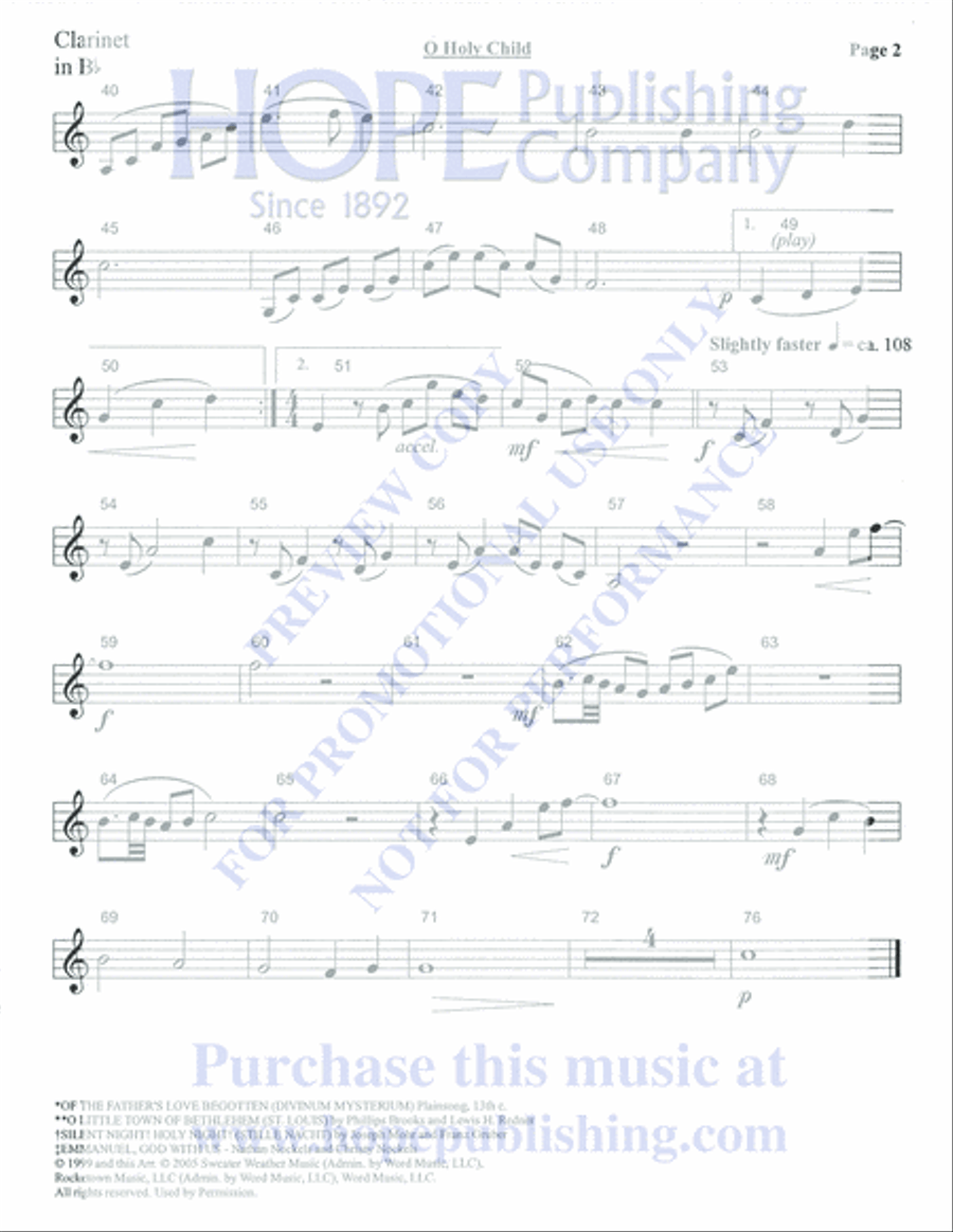 Emmanuel Emmanuel Orchestra scores gallery preview page 203