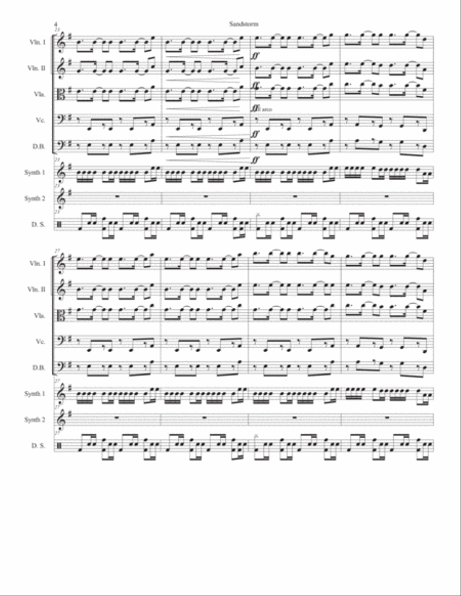 Sandstorm String Orchestra scores gallery preview page 6