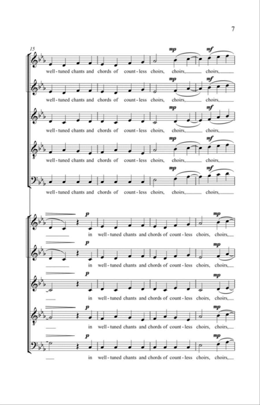 Her Sacred Spirit Soars SSATB scores gallery preview page 5