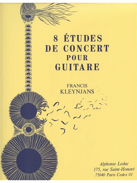 8 Etudes De Concert (guitar Solo)