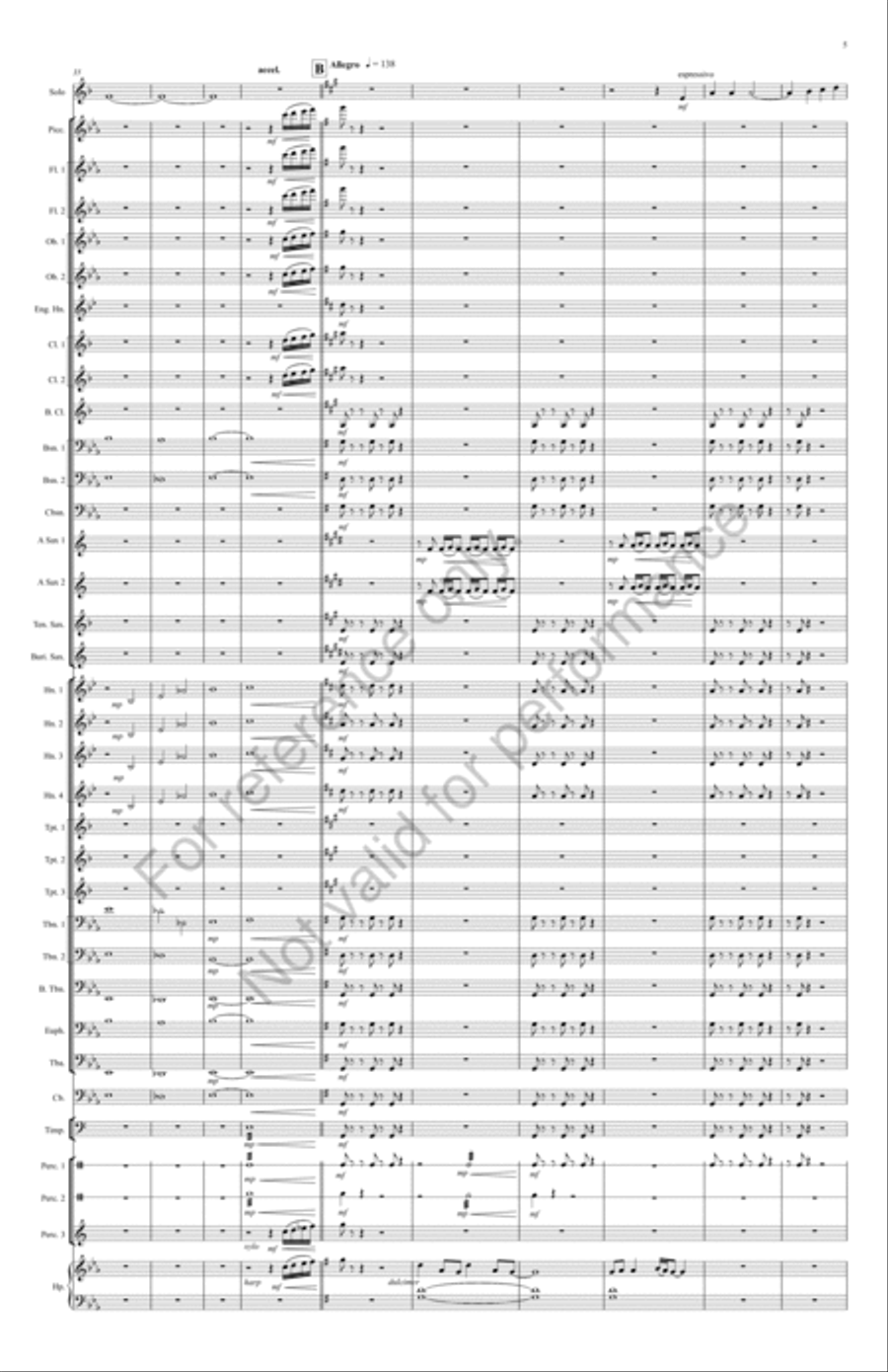 Shenandoah Fantasy Concert Band scores gallery preview page 6