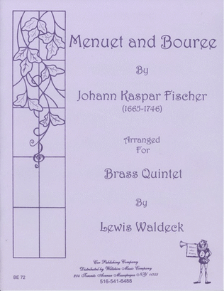 Book cover for Bouree and Minuet (Lewis Waldeck)