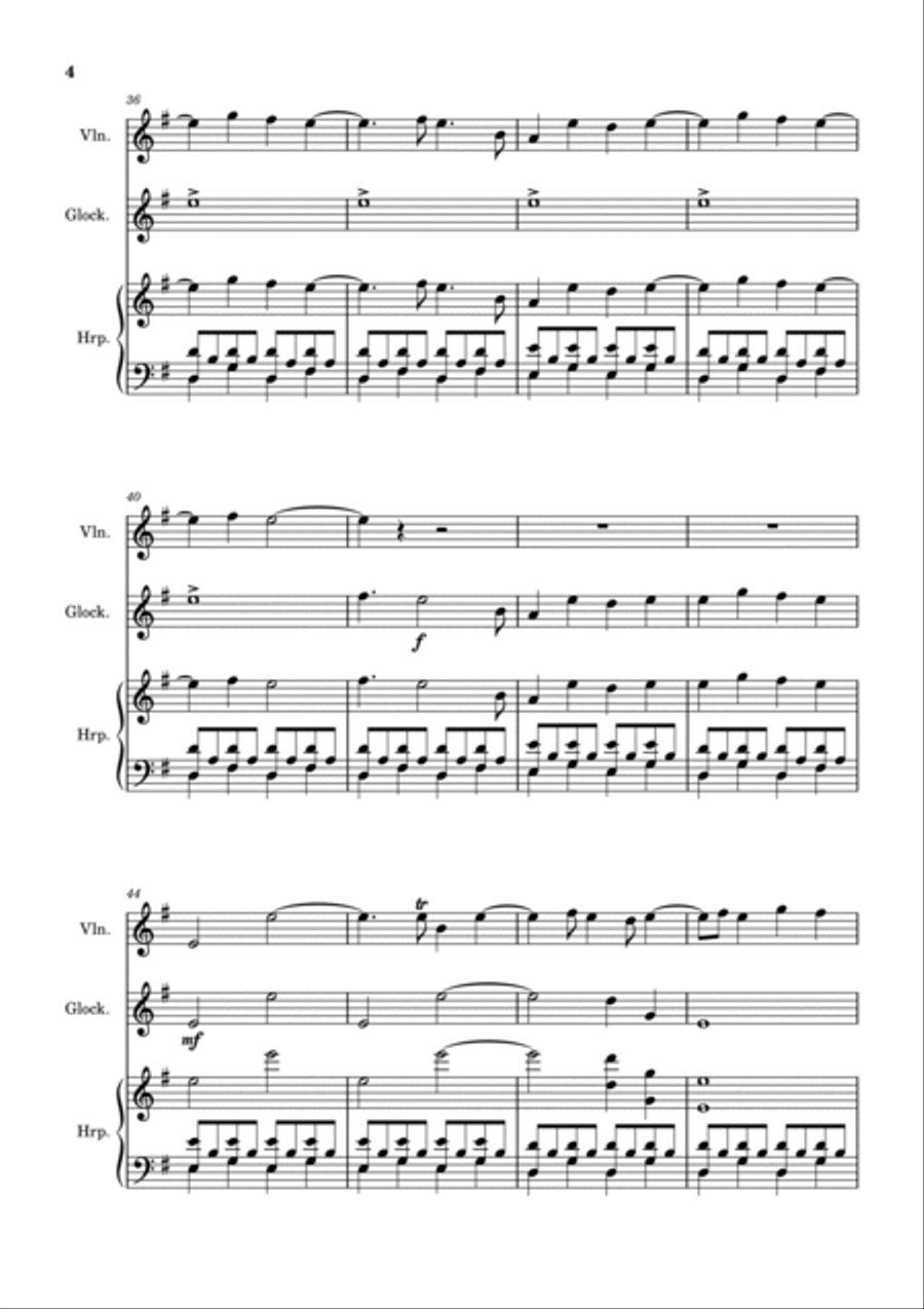 Fantasia de um Sonho Nostálgico, Opus 46 String Duet scores gallery preview page 4