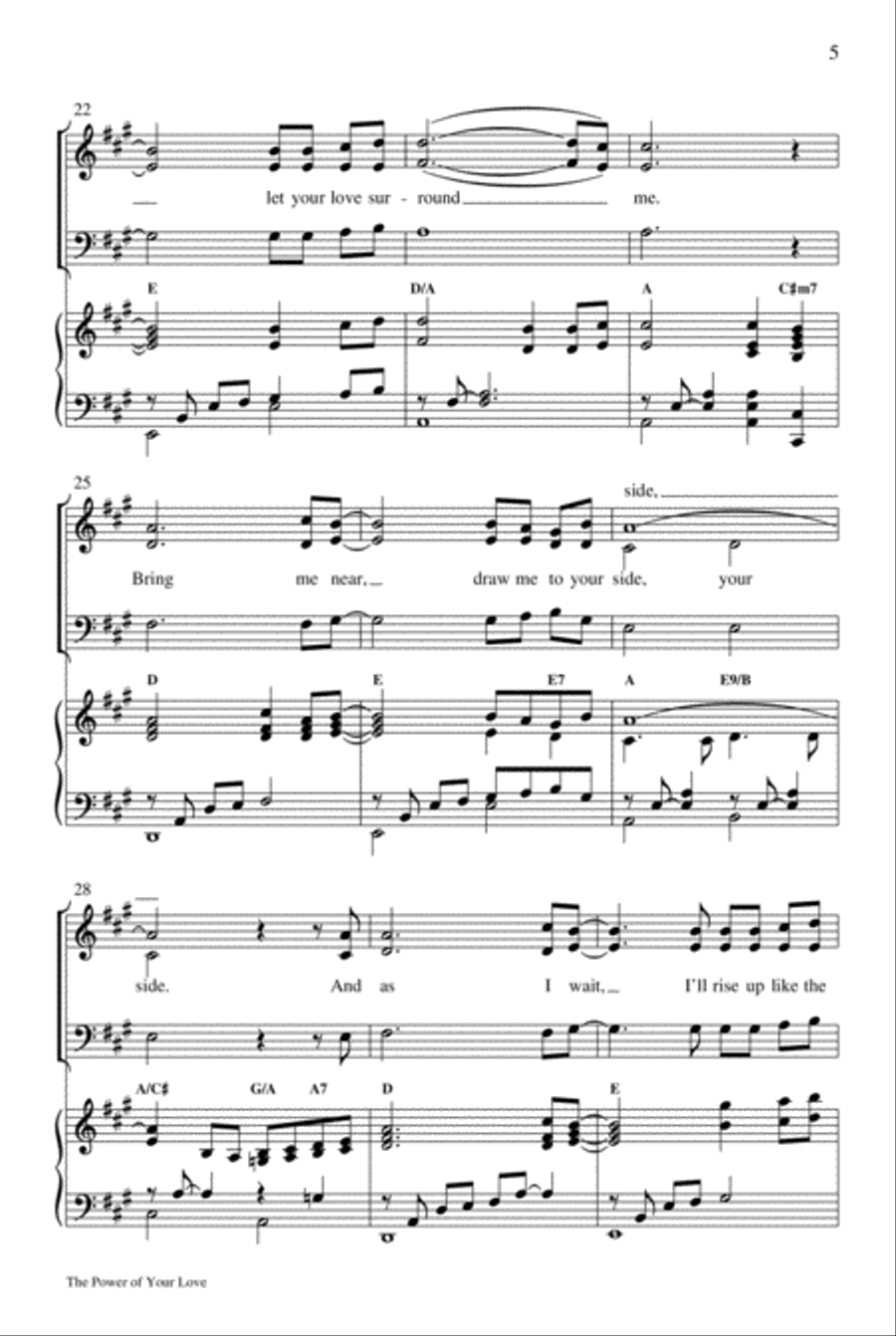The Power of Your Love The Power of Your Love 4-Part scores gallery preview page 4