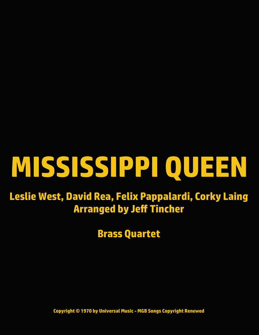 Mississippi Queen Mississippi Queen Brass Ensemble scores gallery preview page 1