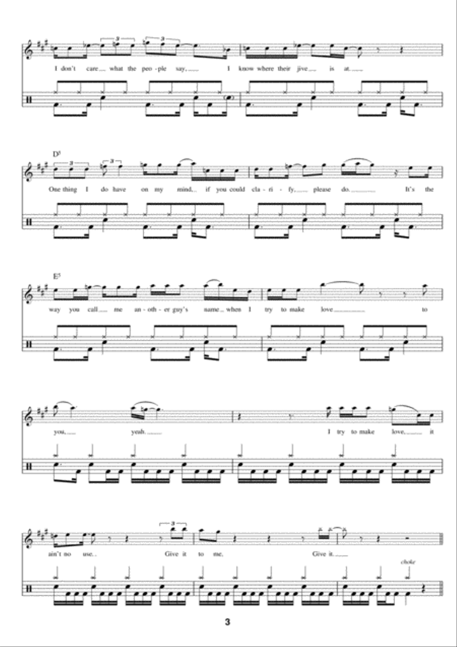 Heartbreaker Drums scores gallery preview page 3