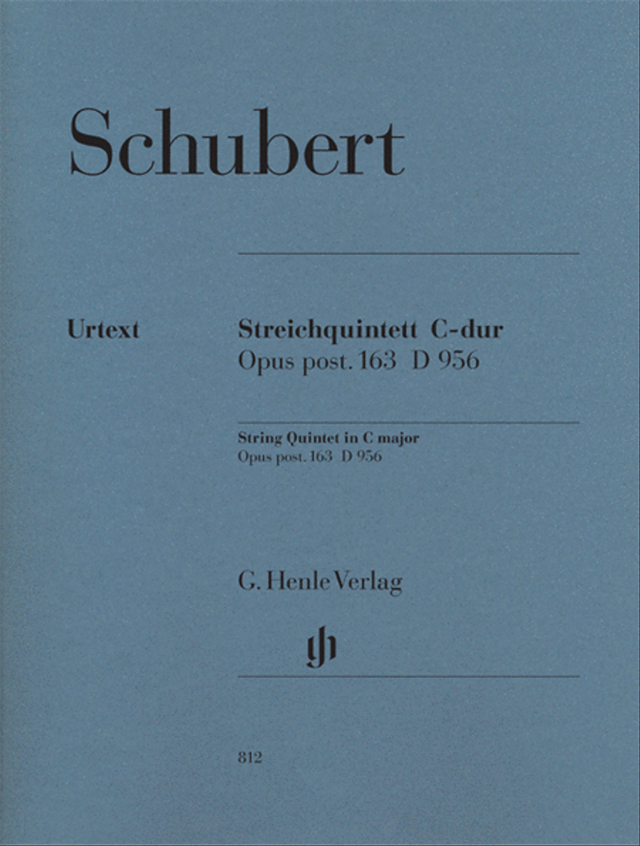 String Quintet C Major Op. Posth. 163 D 956 String Quintet scores gallery preview page 1