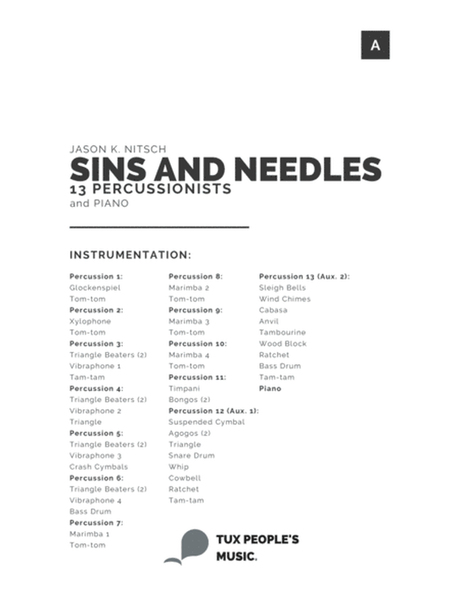 Sins and Needles