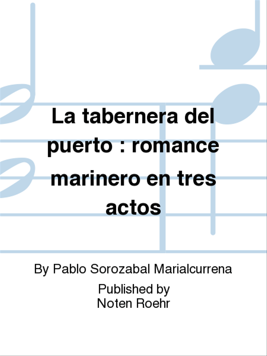 La tabernera del puerto Voice Solo scores gallery preview page 1