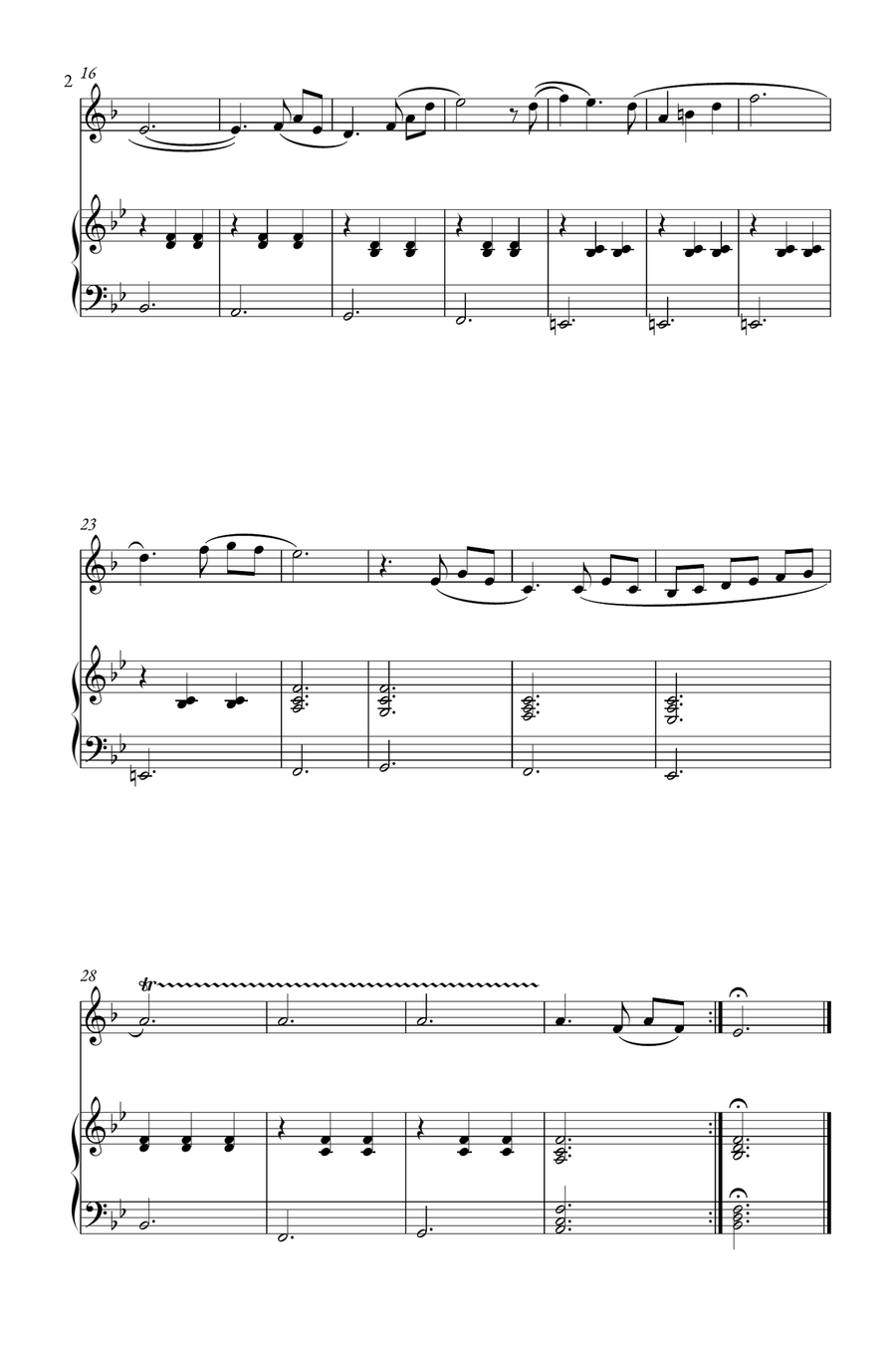 Married Life Piano scores gallery preview page 2