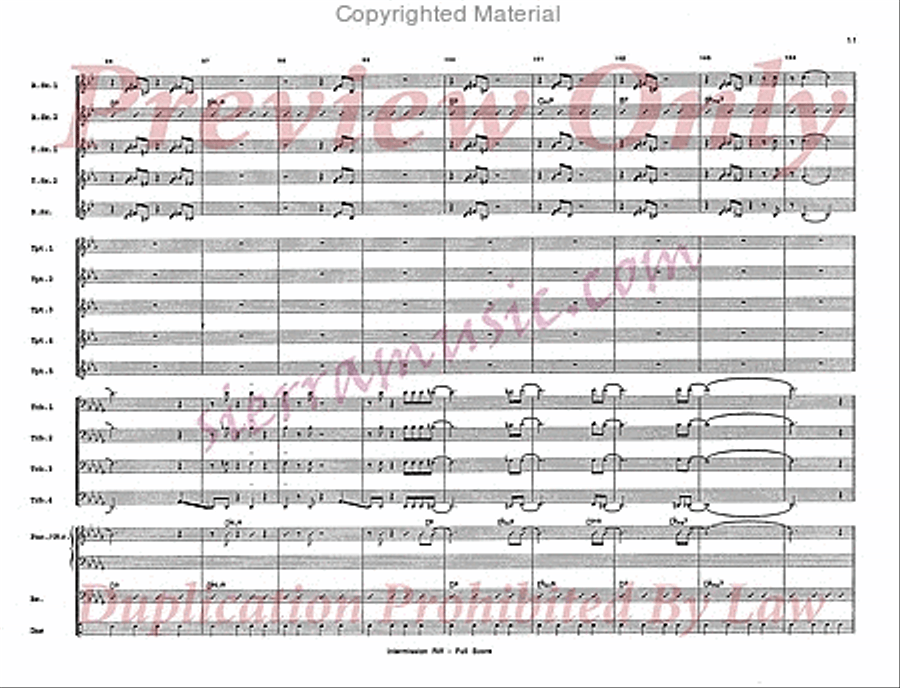 Intermission Riff Jazz Ensemble scores gallery preview page 12