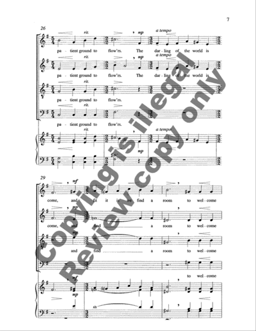 What Sweeter Music 4-Part scores gallery preview page 5