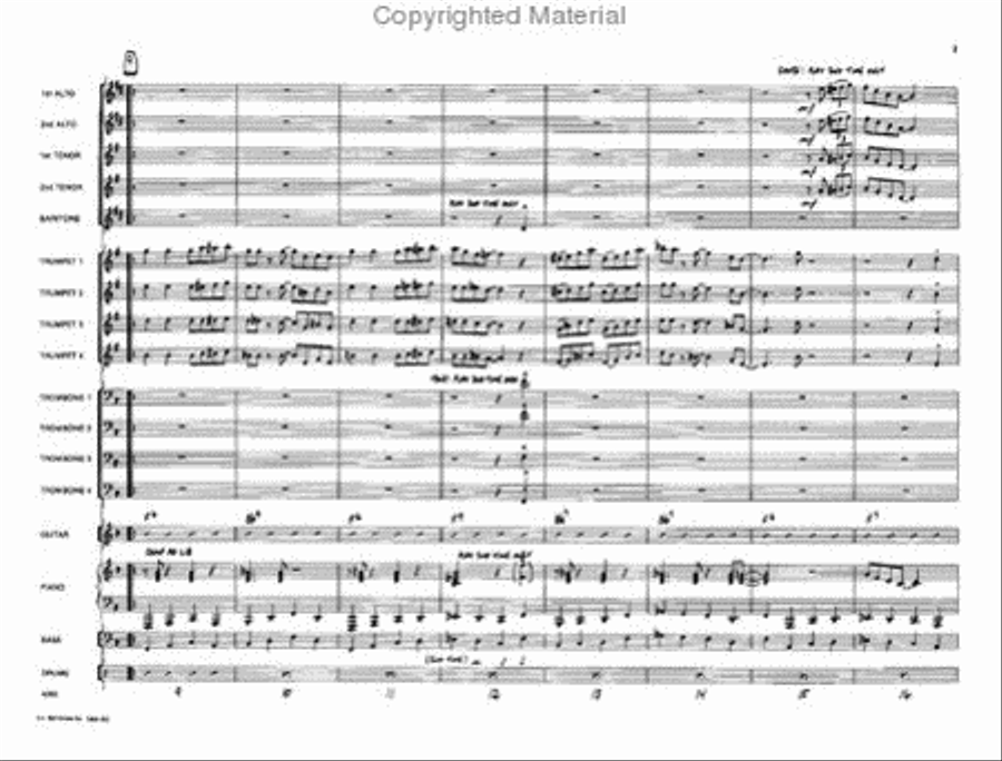 Bugle Boogie Blues Bugle Boogie Blues Jazz Ensemble scores gallery preview page 3