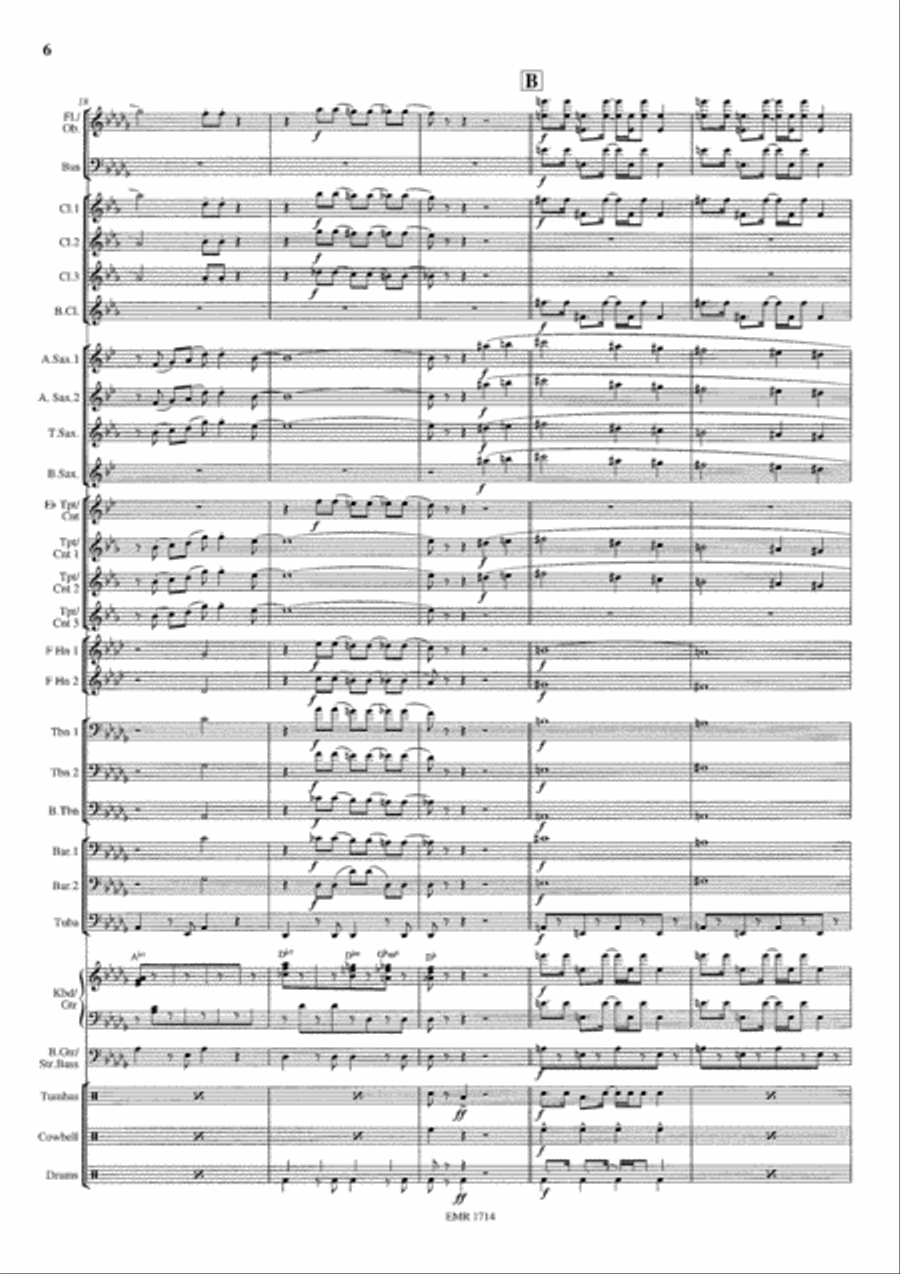 C'est Si Bon Concert Band scores gallery preview page 7