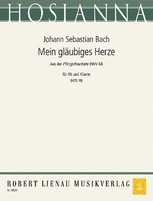 Book cover for Mein gläubiges Herze