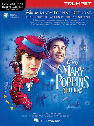 Book cover for Mary Poppins Returns for Trumpet