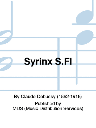 Book cover for SYRINX S.Fl