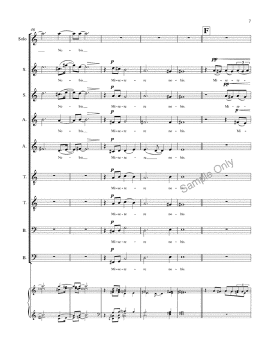 Miserere Miserere 4-Part scores gallery preview page 7