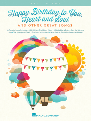 Book cover for Happy Birthday to You, Heart and Soul, and Other Great Songs