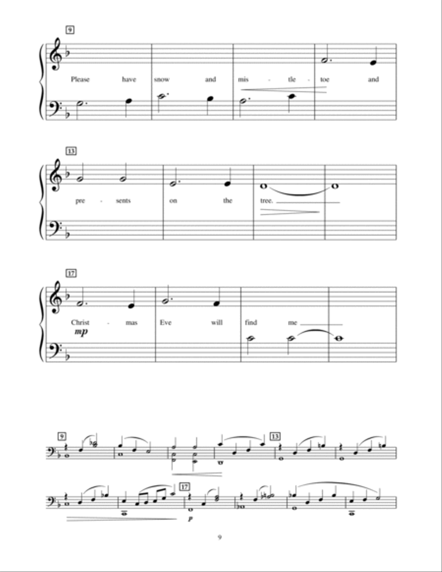 I'll Be Home For Christmas Electronic Keyboard scores gallery preview page 2