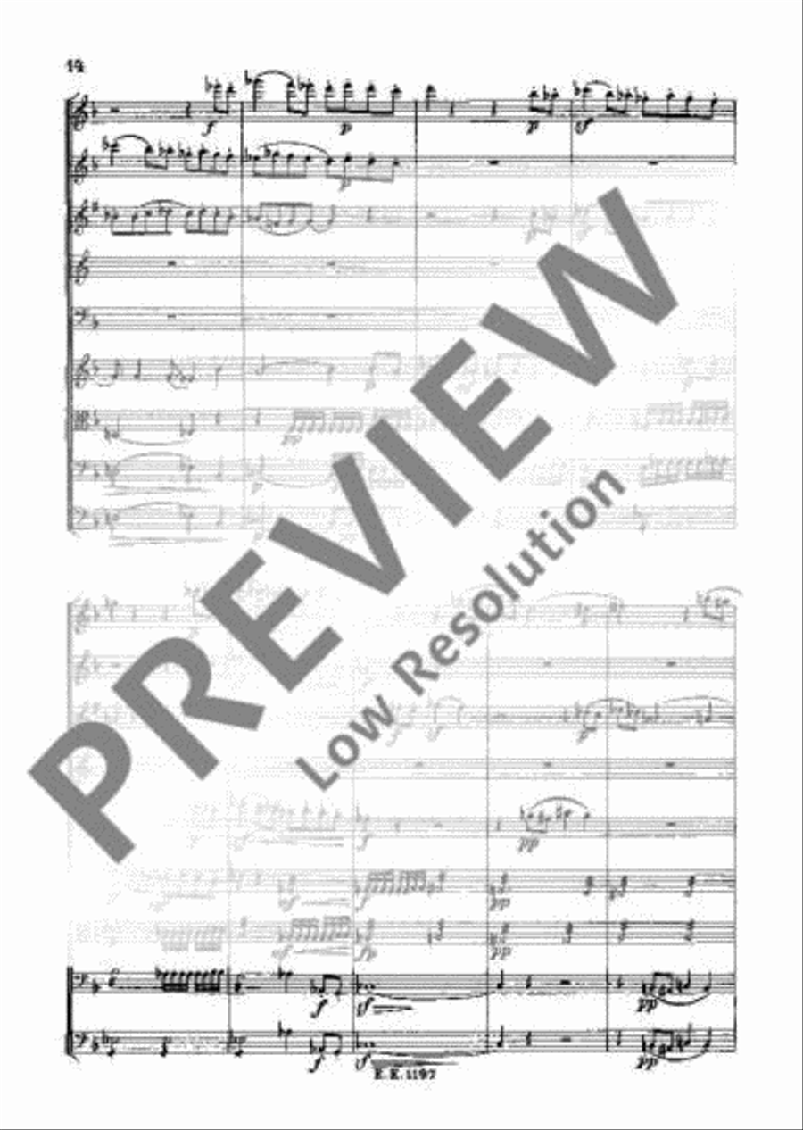 Nonet F major Bassoon scores gallery preview page 17