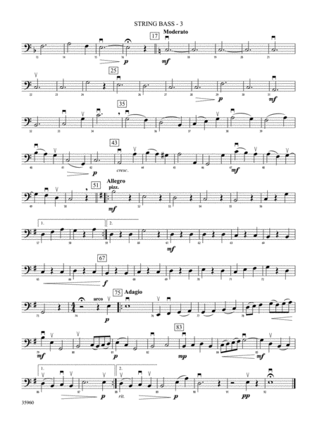 A Dickens Christmas Carol Suite: String Bass