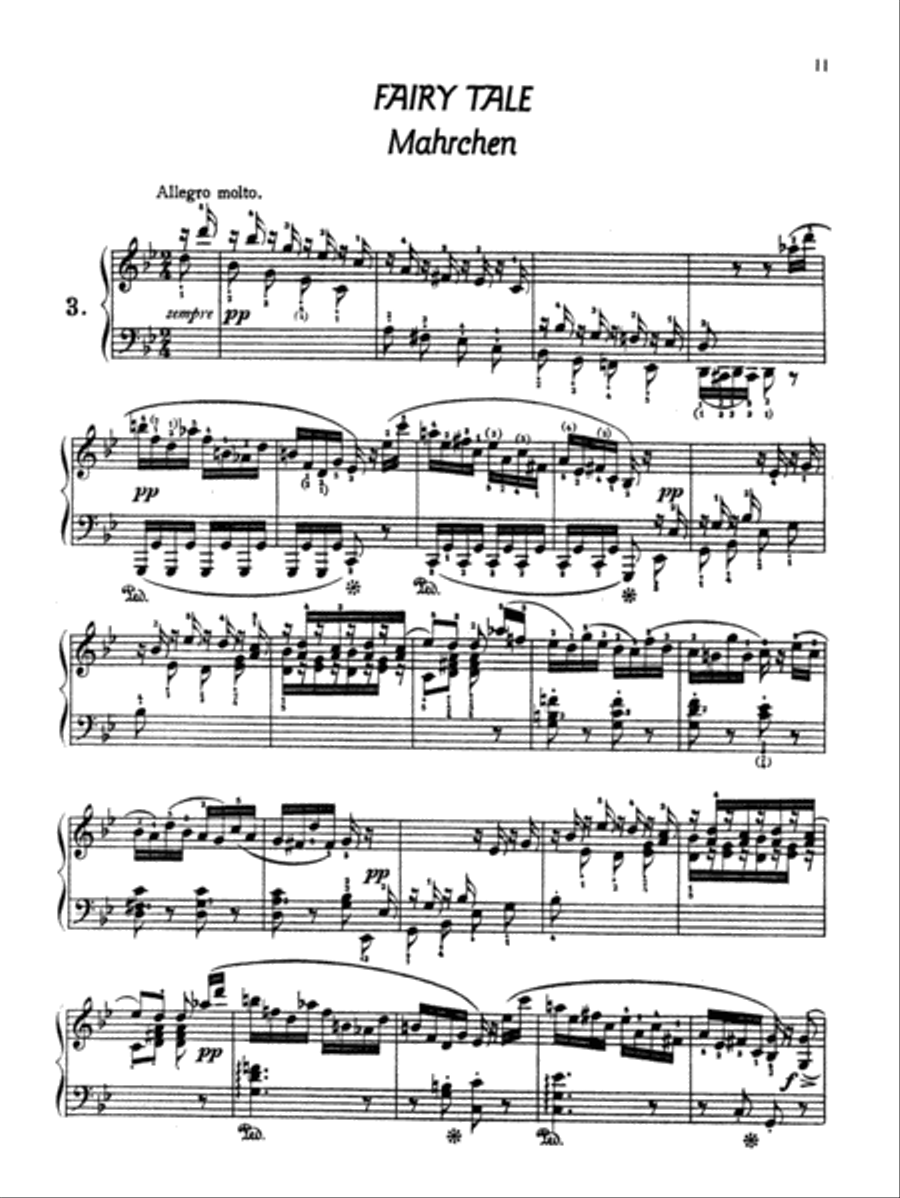 Gade: Fantasy Pieces, Op. 41 Piano Solo scores gallery preview page 1