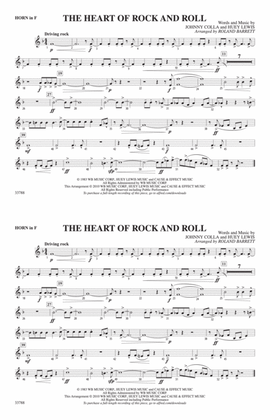 The Heart of Rock and Roll: 1st F Horn