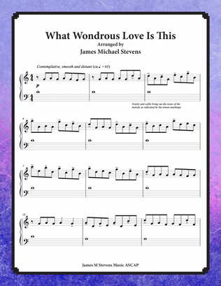 What Wondrous Love Is This - Hymnfelt Piano