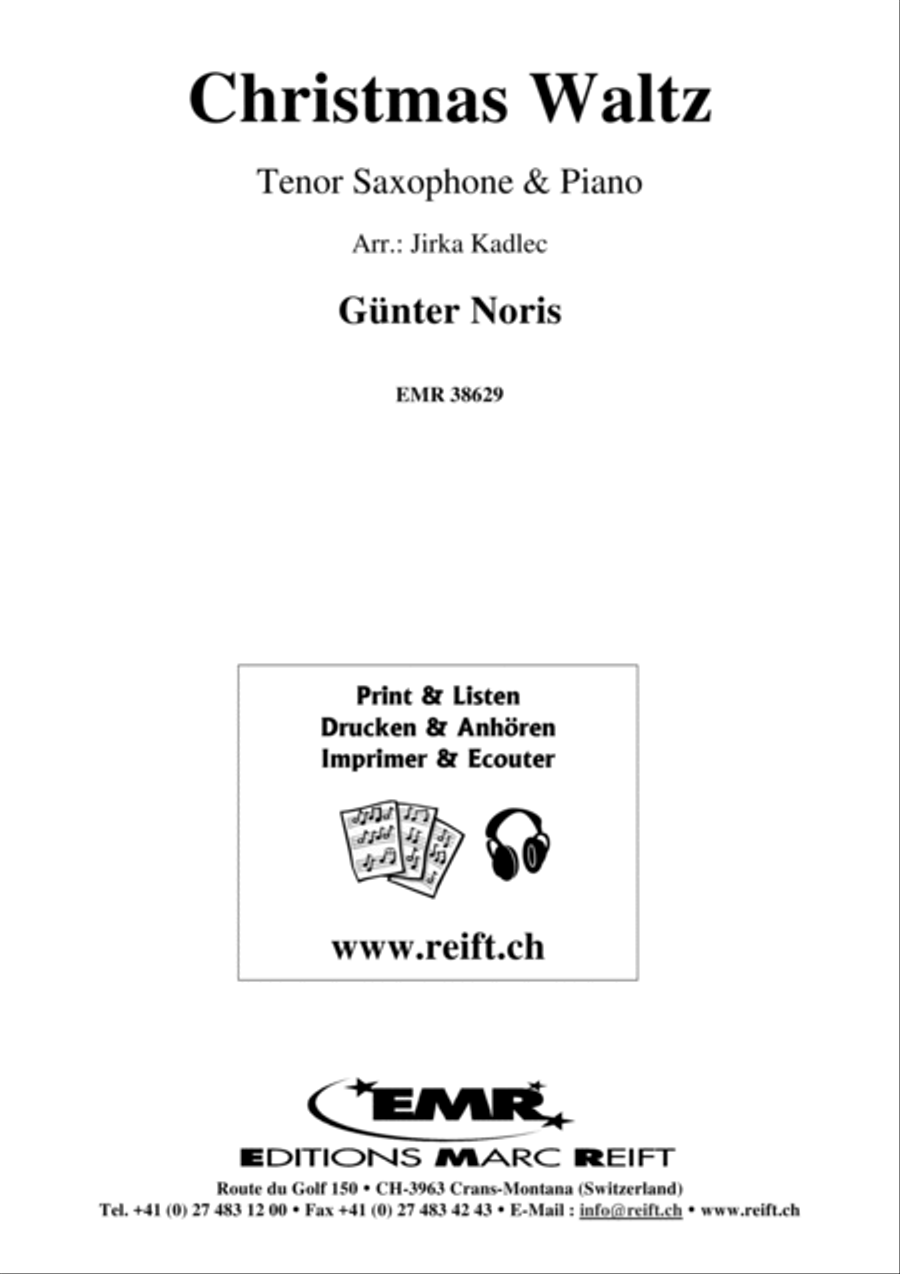 Christmas Waltz Christmas Waltz Tenor Saxophone scores gallery preview page 1