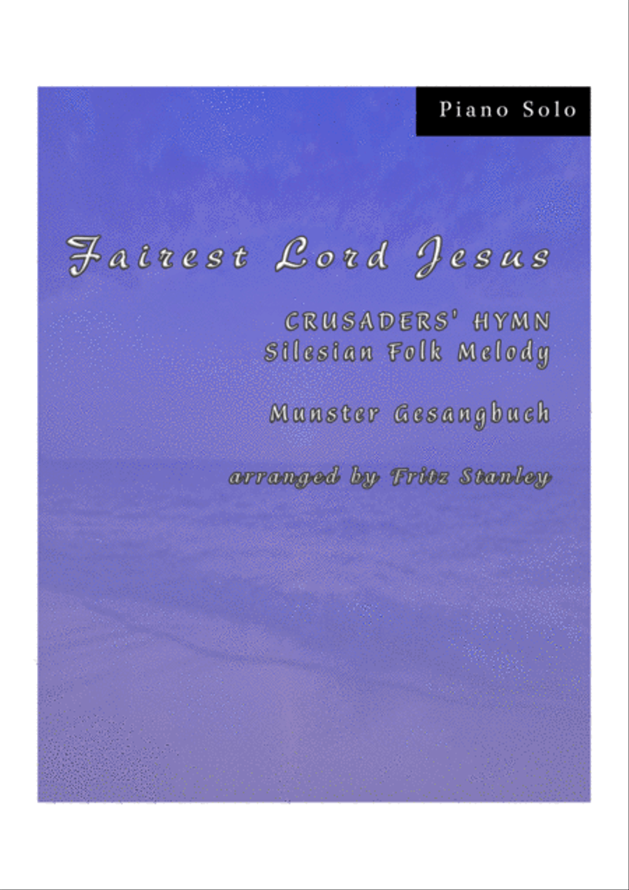 Fairest Lord Jesus - Piano Solo Piano Solo scores gallery preview page 1