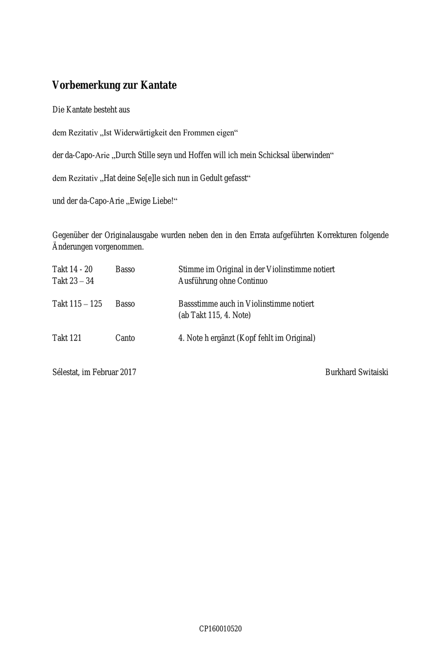 Harmonischer Gottesdienst TWV 1:948 Ist Widerwärtigkeit den Frommen eigen Voice scores gallery preview page 3