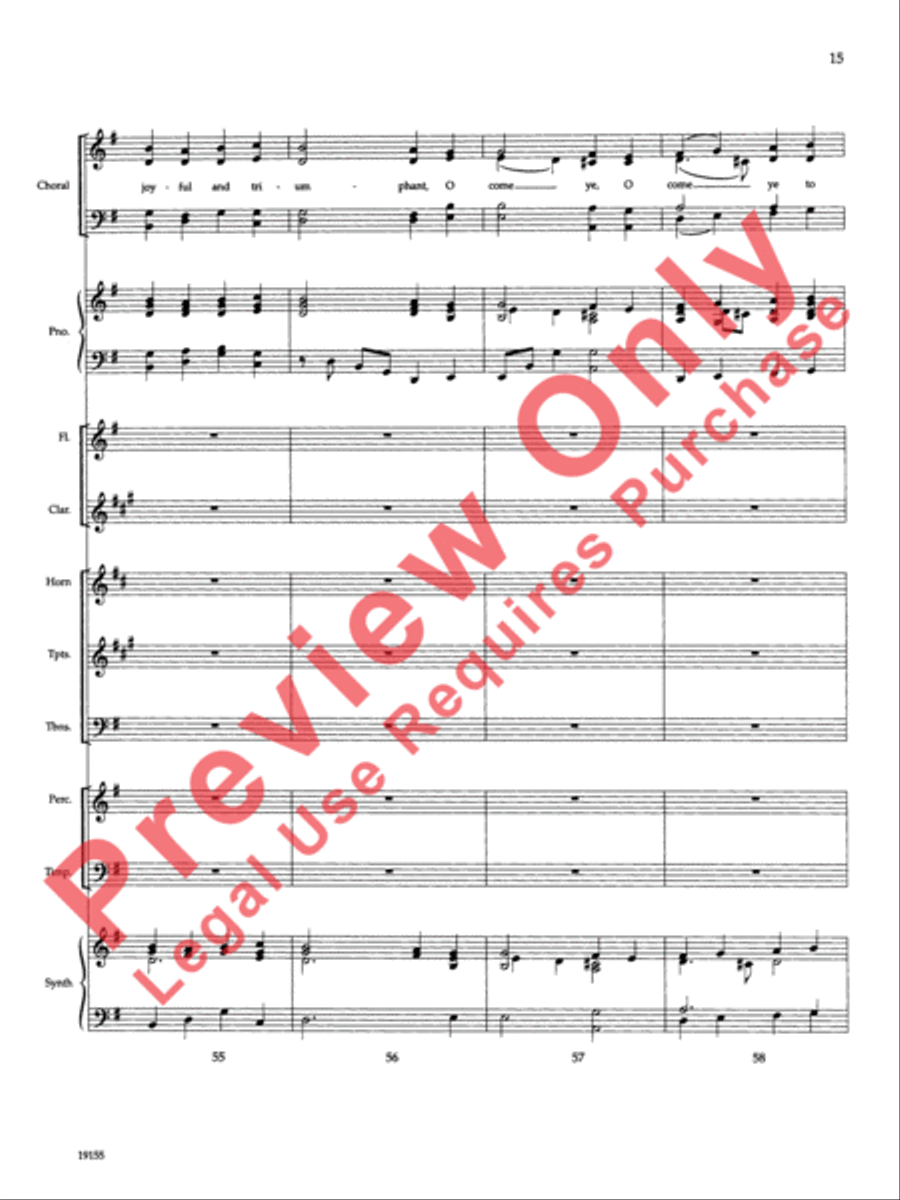Sing Joy! Choir scores gallery preview page 16