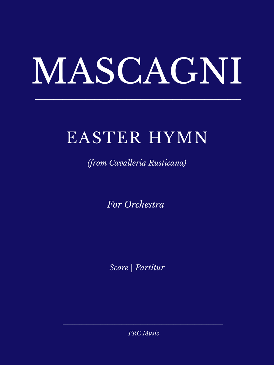 Easter Hymn 'Regina coeli' - (from Cavalleria rusticana) for ORCHESTRA Full Orchestra scores gallery preview page 1