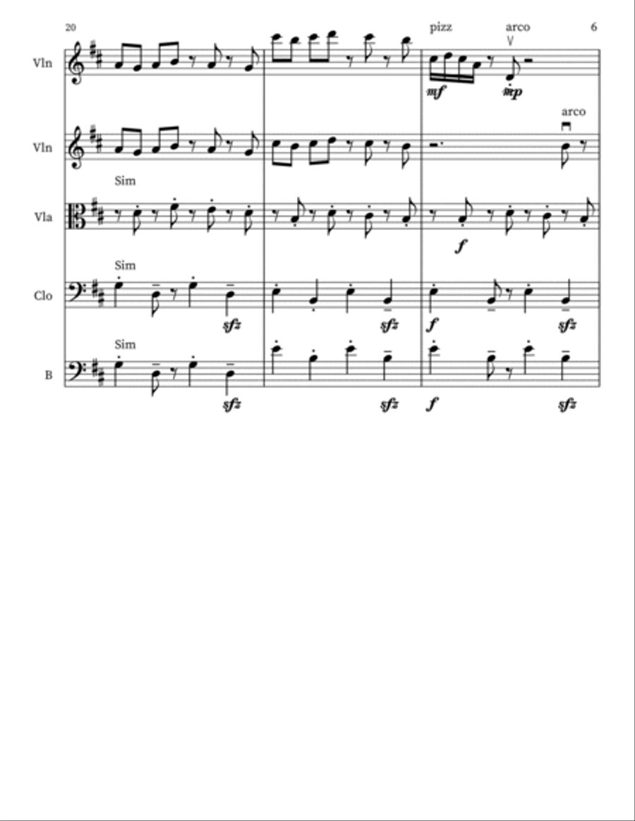 Orchestra Ninja's String Orchestra scores gallery preview page 6