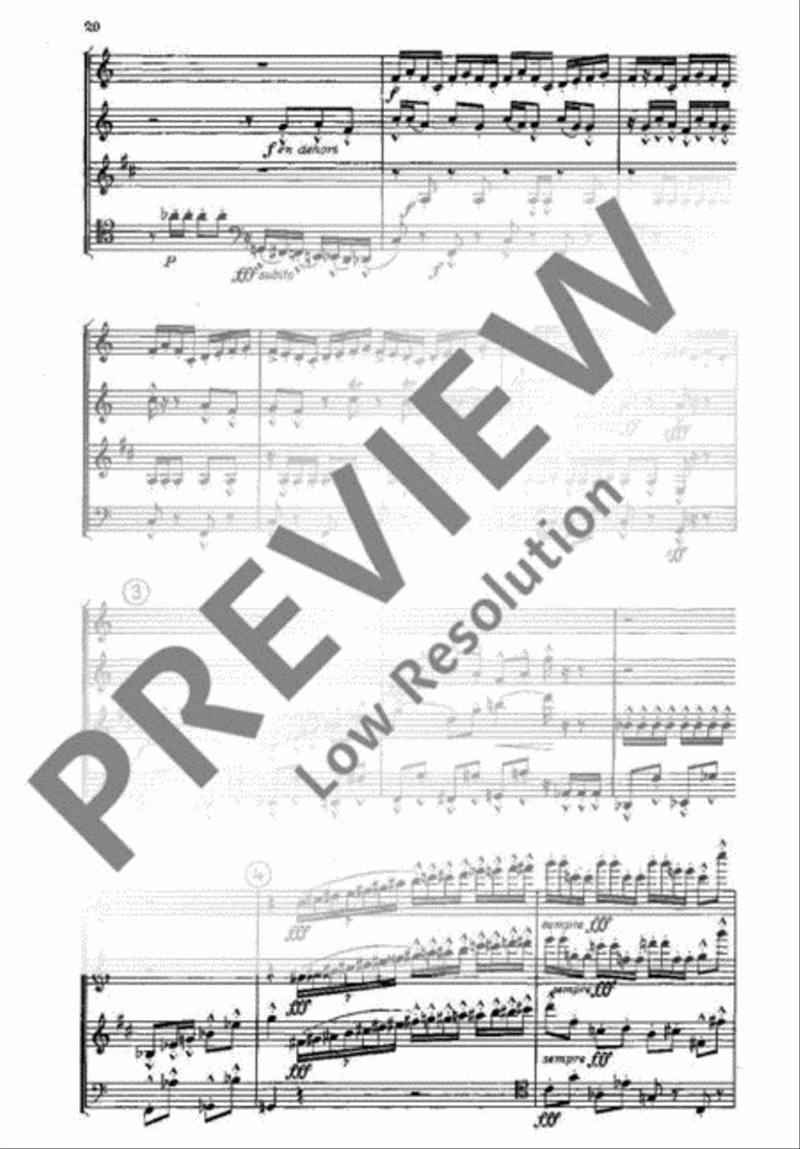 Quartet Bassoon scores gallery preview page 21