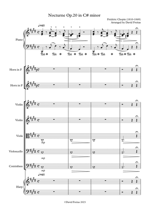 Chopin Nocturne op.20 in C#minor