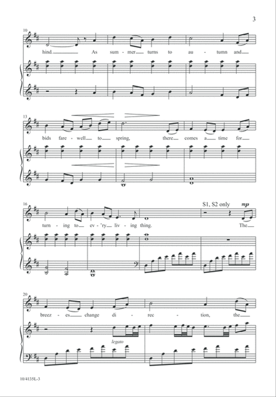 The Time for Turning SSA scores gallery preview page 4