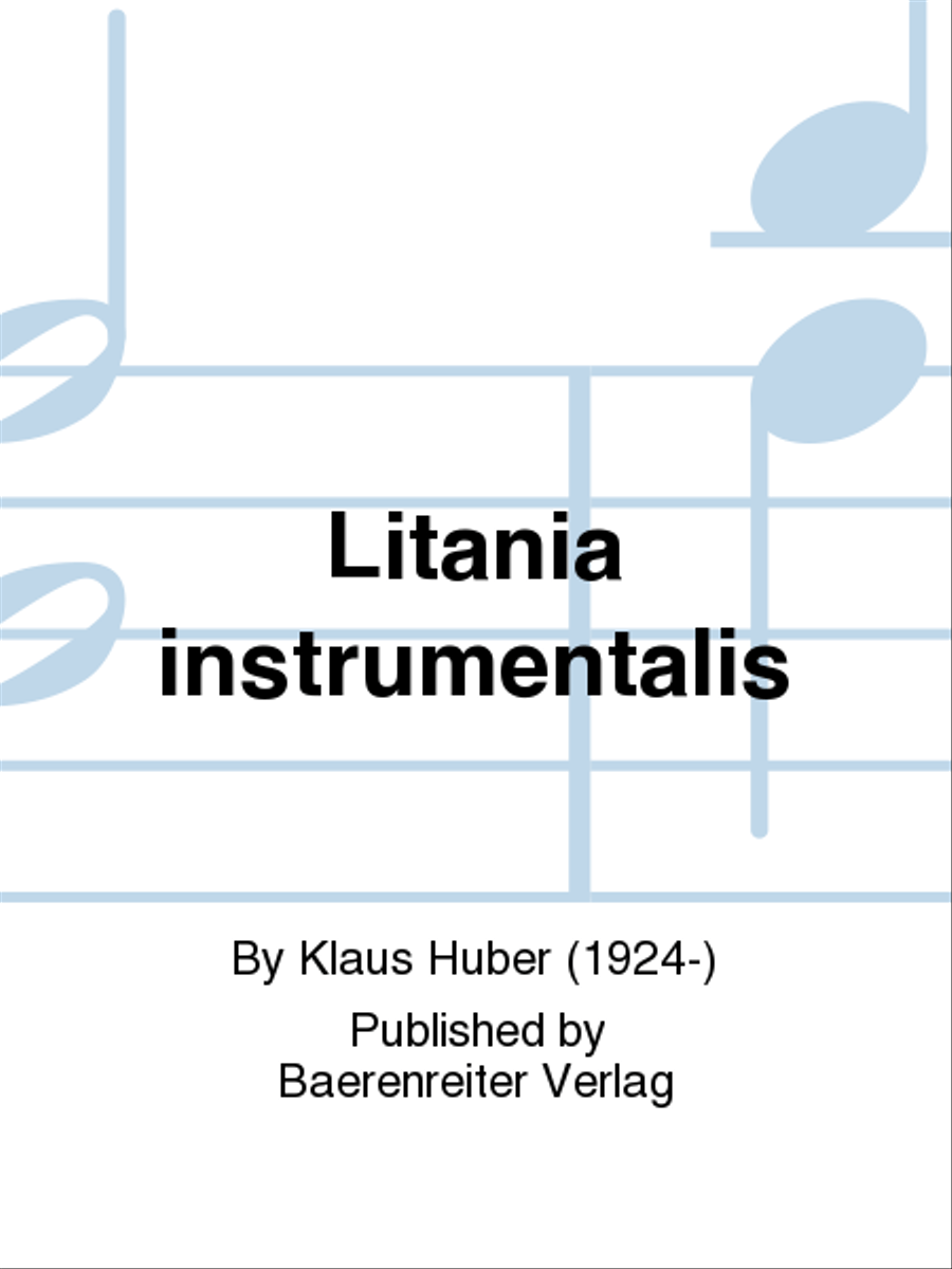 Litania instrumentalis Orchestra scores gallery preview page 1