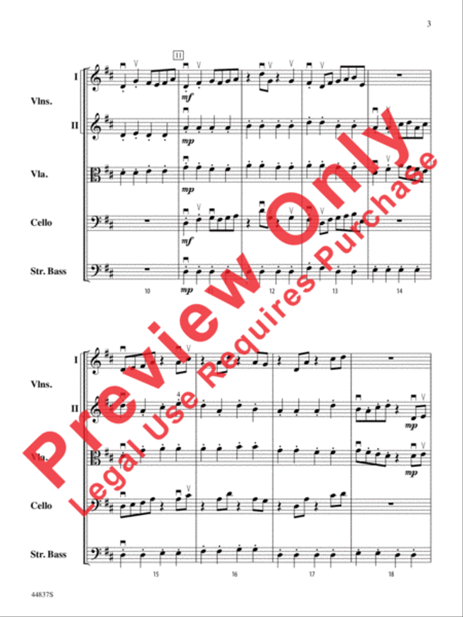 A Spark of Courage A Spark of Courage String Orchestra scores gallery preview page 12