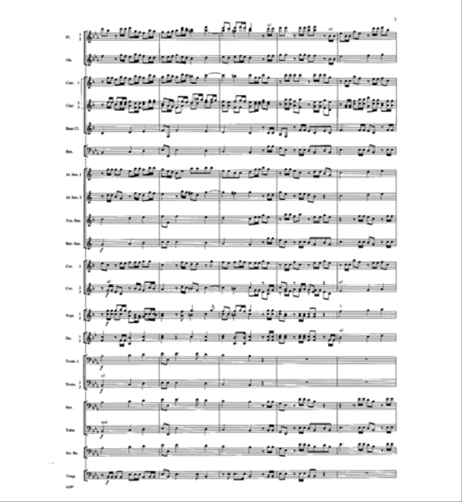 Hallelujah Chorus Hallelujah Chorus Concert Band scores gallery preview page 7