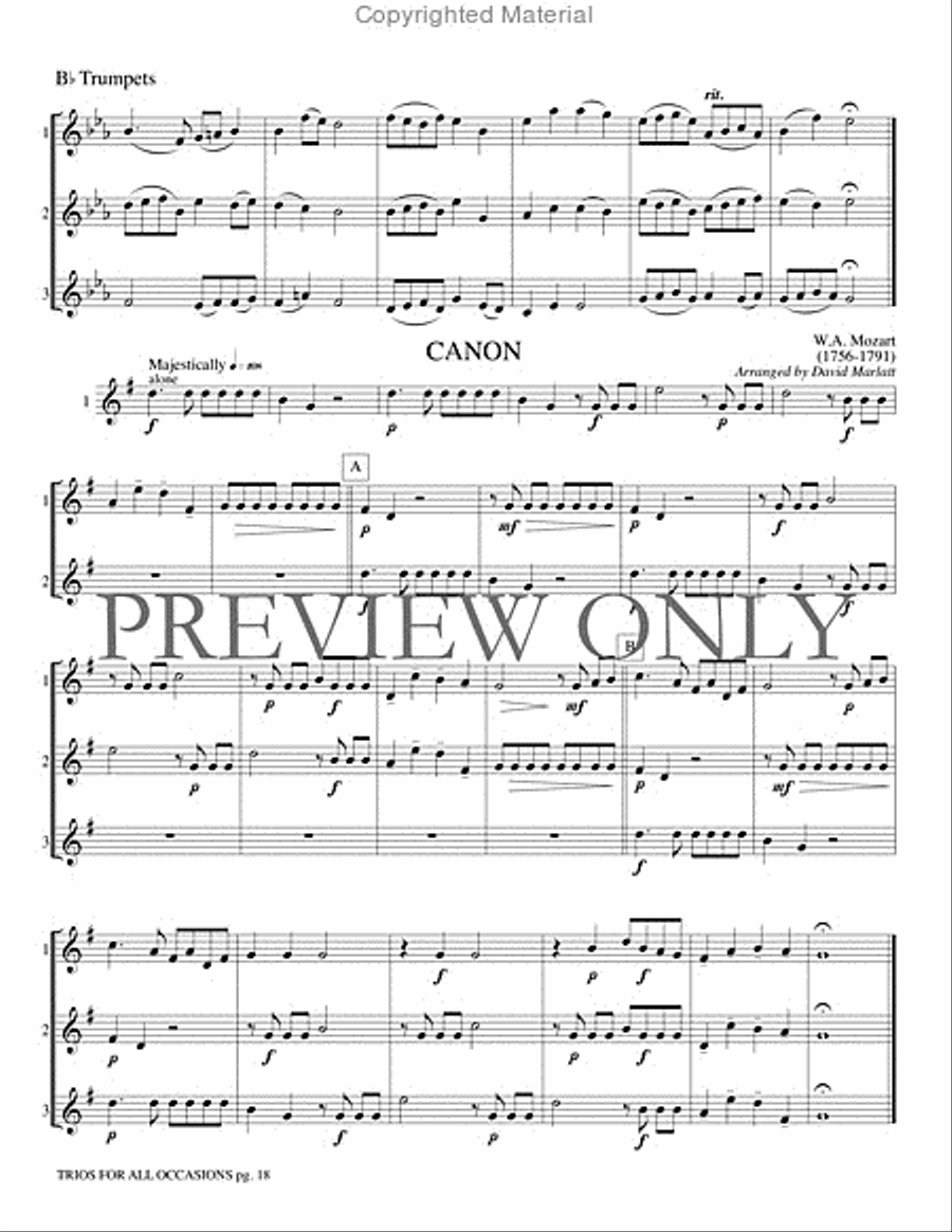 Trios for All Occasions Small Ensemble scores gallery preview page 19