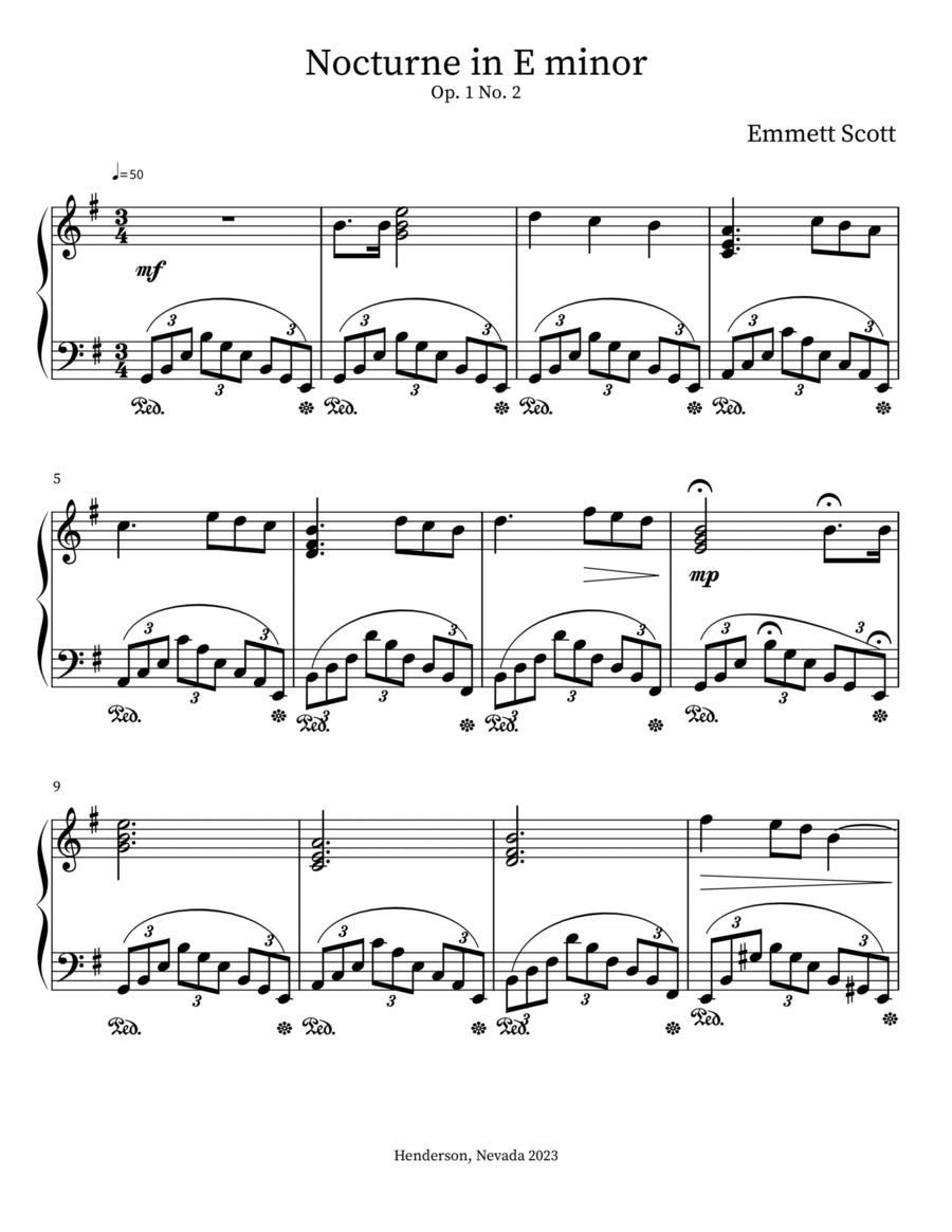 Nocturne in E minor